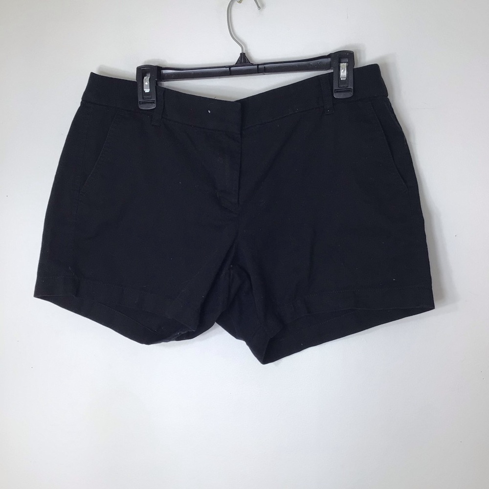 J Crew shorts women 12 black classic